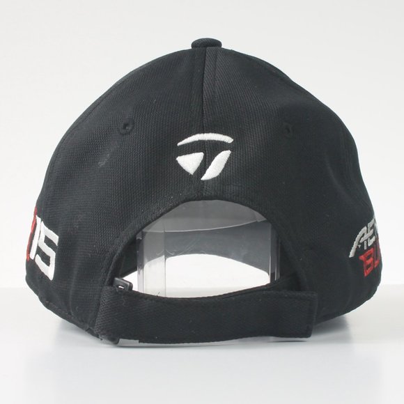 Taylor Made Aeroburner R15 Golf Strap Back Hat Cap Black/White/Red - Picture 5 of 11
